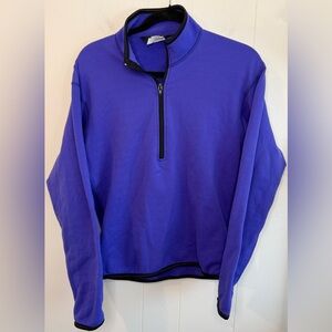 REI Vintage 1/4 Zip-Up Sweater Purple, Size XS